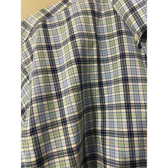 Jos A Bank Men’s Size XL Casual Button Down Shirt Multicolor Plaid Short Sleeve - Picture 3 of 5